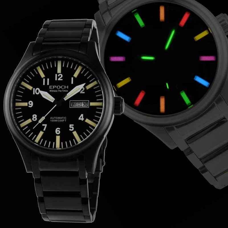 Rainbow Light Tube Mechanical Men's Watch