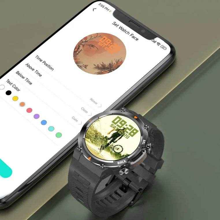 MAX18 Titan Smartwatch AMOLED-1.43inchAMOLED Display | BT Calls