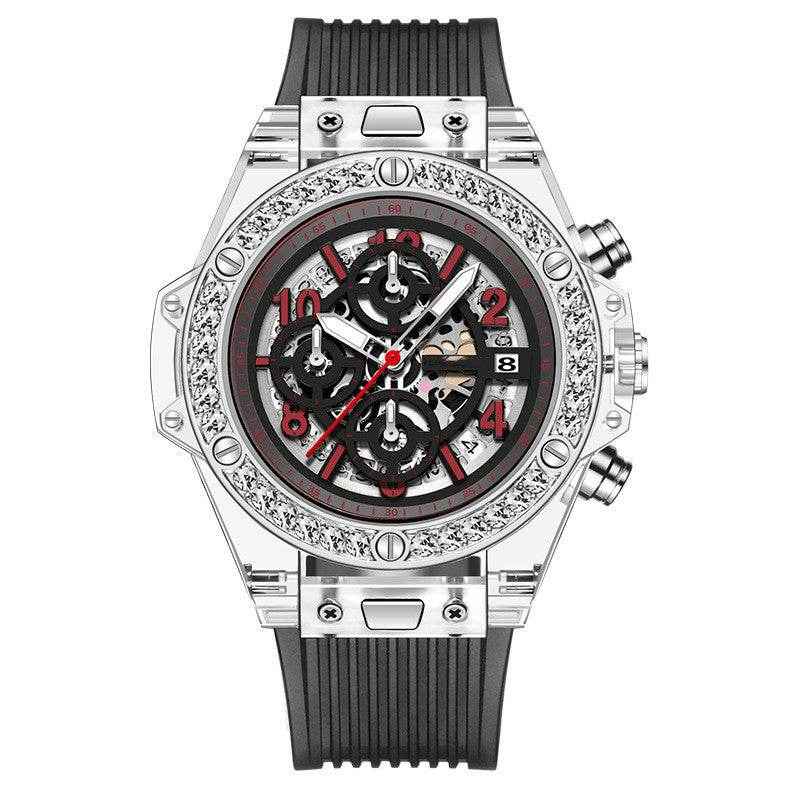 Diamond Transparent Quartz Watch