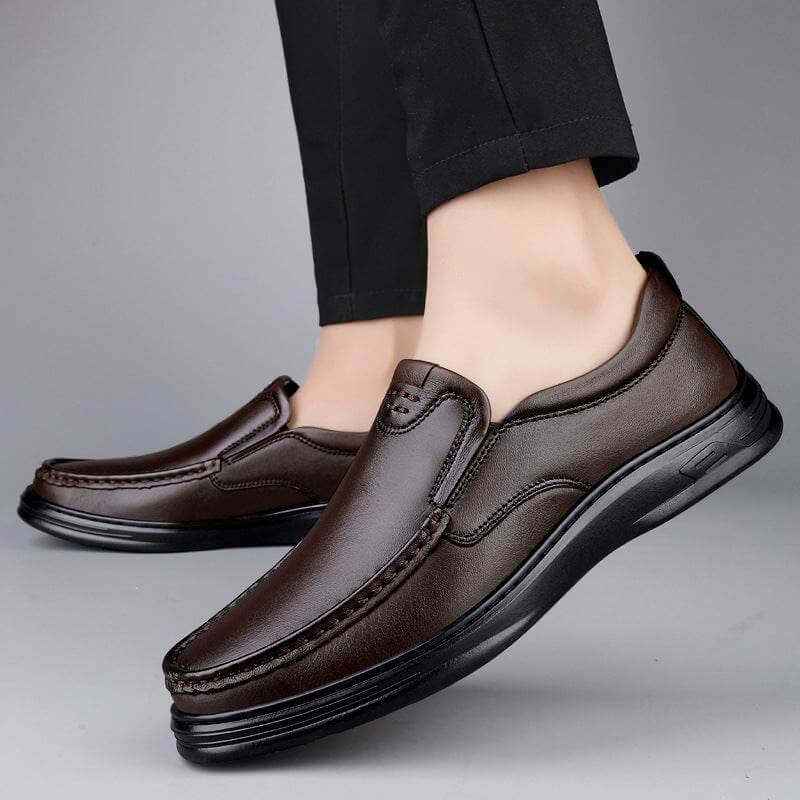 Outdoor Men's Breathable Genuine Leather Shoes