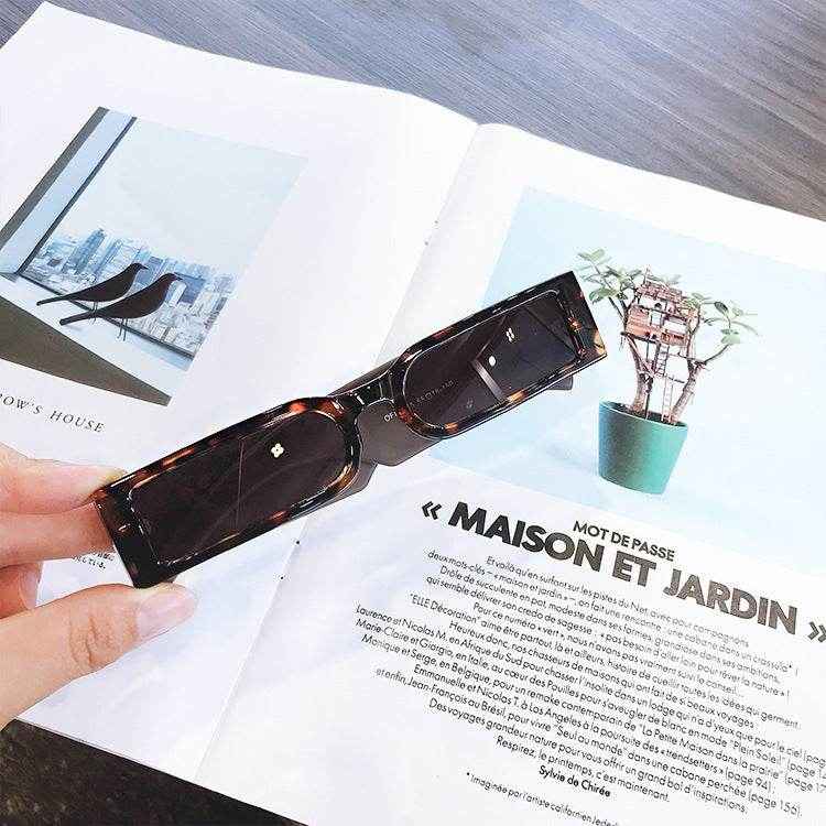 Rectangle Frame Fashion Sunglasses