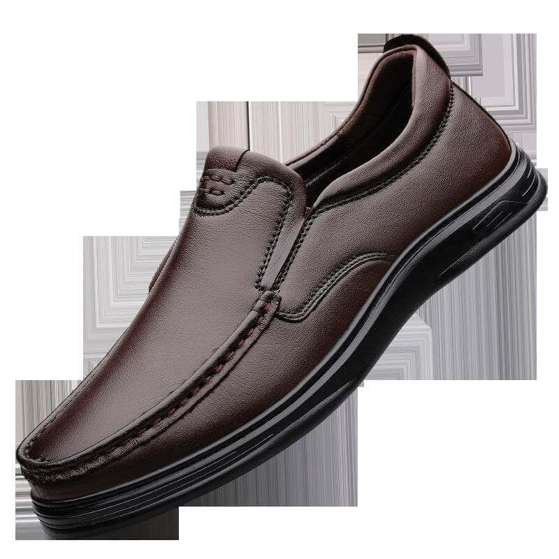 Outdoor Men's Breathable Genuine Leather Shoes - Elite style