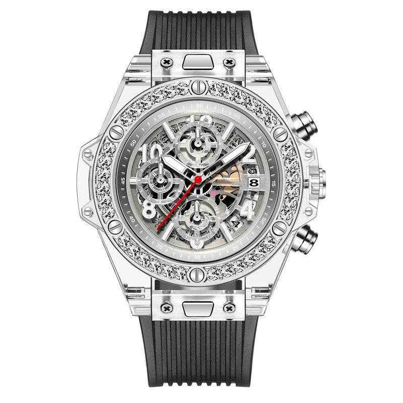 Diamond Transparent Quartz Watch