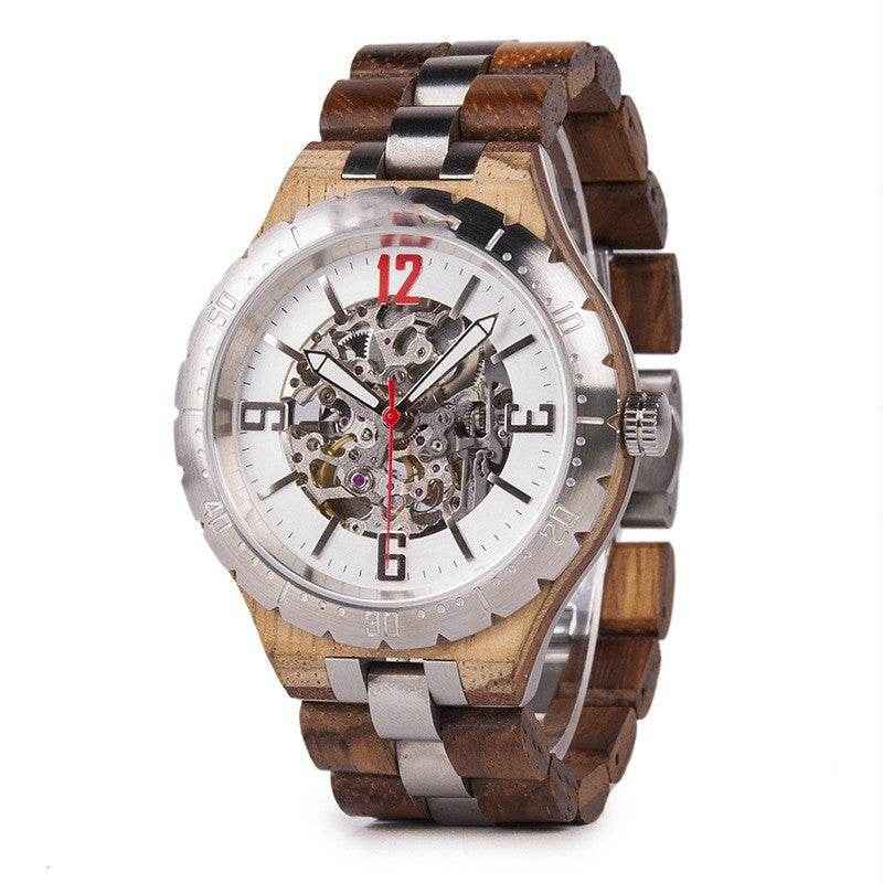 Wooden Mechanical Men Luxury Watch