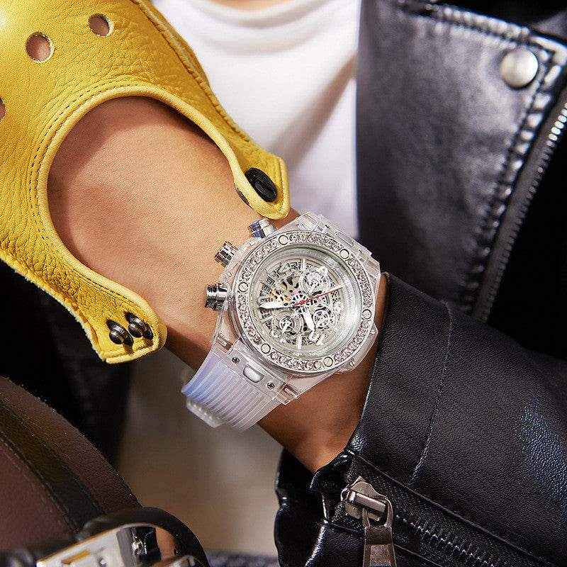 Diamond Transparent Quartz Watch