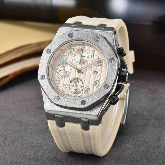 Sports Fashion Calendar Quartz Watch