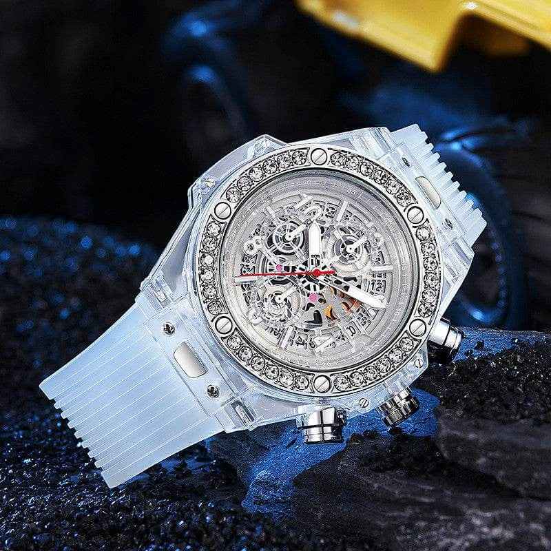 Diamond Transparent Quartz Watch