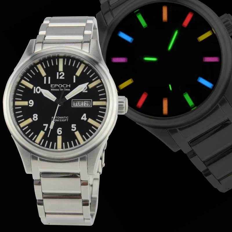 Rainbow Light Tube  Mechanical Men's Watch