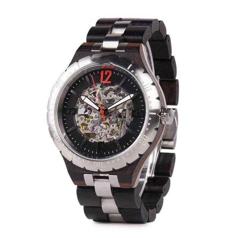 Wooden  Mechanical Men Luxury Watch