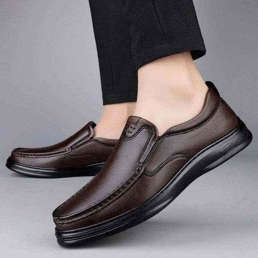 Outdoor Men's Breathable Genuine Leather Shoes