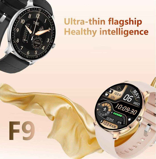Ultra Slim Smart Watch For Men Women, 1.43 AMOLED SCREEN
