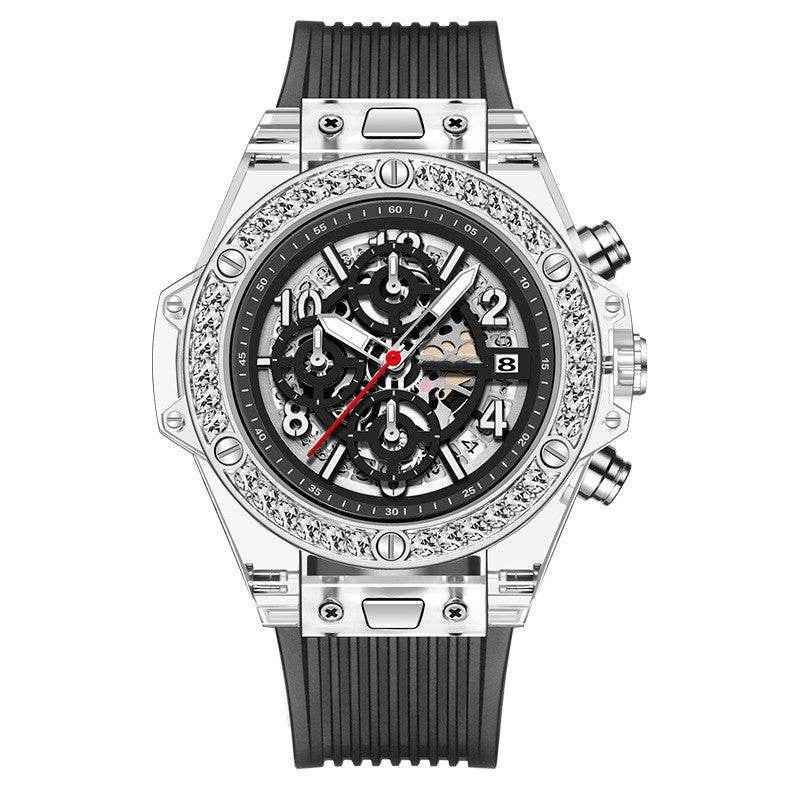 Diamond Transparent Quartz Watch