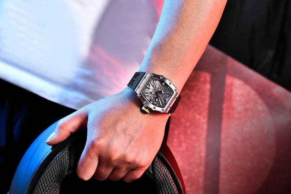 Square Men's Quartz Calendar Watch ( Patek Phillippe)